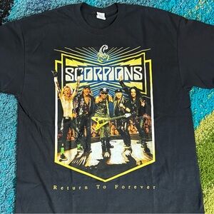 SCORPIONS Return to Forever World Tour 2015 Concert T-Shirt Black Sz XL